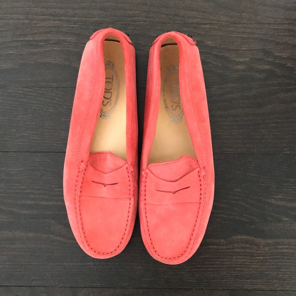 coral loafers